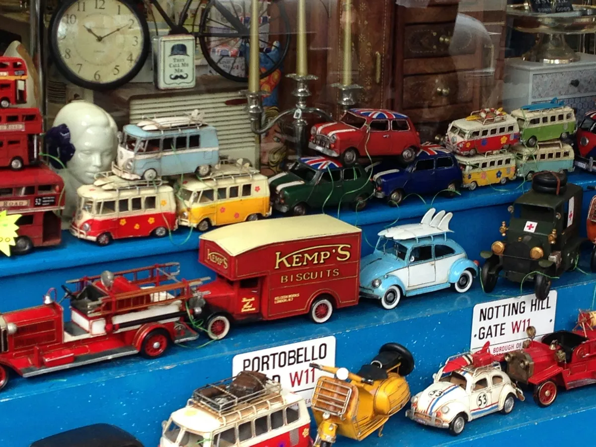 Vintage Die-Cast Vehicle Collection - British Town Scenes